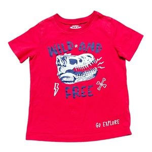 OshKosh Originals Wild & Free Dinosaur Tee Shirt 3T